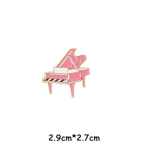 Sáng Tạo Buổi Hòa Nhạc Quà Lưu Niệm Cá Nhân Âm Nhạc Tấm Trâm Khắc In Kỹ Thuật Số Phim Hoạt Hình Thiết Kế Cho Quần Áo Túi Phụ Kiện - Product Image 5