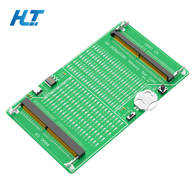 Laptop DDR4 DDR5 RAM for Card with Type-C Button Battery LED Indicator for SO-DIMM Memory Fault Detection Dual Slots in Stock