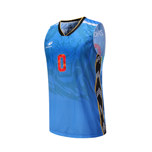 Chinese custom new design basketball jersey sublimation International Jersey blue basketball uniform - Product Image 2