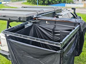 Douche latérale de voiture haut de gamme avec tissu en maille PVC 1000D imperméable 5000 mm, capacité 1 personne, toutes saisons, pour camping en extérieur - Product Image 3