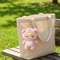 Porte-clés en peluche personnages Kawaii mignons, pendentif de sac en peluche douce, figurine adorable, breloque en peluche, jouet OEM ODM personnalisé pour la vente en gros et les cadeaux