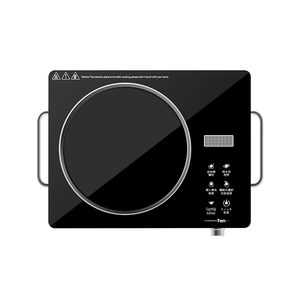 Fornello Elettrico in Ceramica 110V-220V 3500W con Doppio Controllo Timer Compatibile con Tutti i Pentole, Piano Cottura a Infrarossi per Cucina - Product Image 1