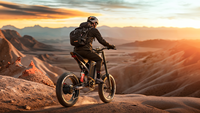 Vélo électrique de montagne sport haute vitesse 1500W, pneus larges, tout-terrain, pour trajets urbains, étanche, Shengmilo S900, batterie lithium 60V