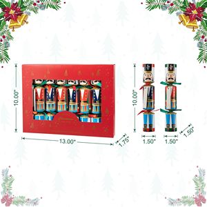 Faveur de table de fête de Noël avec ruban petits cadeaux pour enfants adultes traditions de vacances de Noël fournitures de fête <span class=keywords><strong>casse</strong></span>-<span class=keywords><strong>noisette</strong></span> - Product Image 3