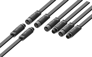 M12 Plugue elétrico impermeável <span class=keywords><strong>2</strong></span> <span class=keywords><strong>3</strong></span> 4 <span class=keywords><strong>2</strong></span> + <span class=keywords><strong>3</strong></span> 6 pinos cabo conector para iluminação LED ao ar livre crescer luzes conectores de soquete do produto - Product Image 6