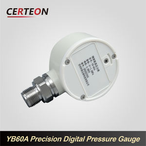 เกจวัดแรงดันดิจิตอลแบบพกพาความแม่นยำสูง 60มม G1/2 ลมและไฮดรอลิกสูญญากาศถึง 100MPa - Product Image 3