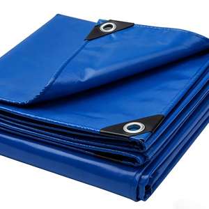 Оптовая продажа, высокопрочная огнестойкая ткань 18 унций, ПВХ, боковые занавески для грузовика, водонепроницаемые брезенты для грузовика - Product Image 1