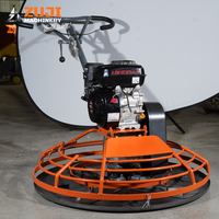 Truelle à béton à essence ZUJI ZJ90 haute puissance 5,5 CV, 150 tr/min, profondeur de travail 8-10 cm, moteur et boîte de vitesses