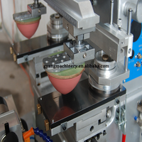 Machine d'impression multifonctionnelle simple à encre une couleur Petite impression de tampographie pour chaussures, balles en PVC, tampons en silicone pour tasses en stock