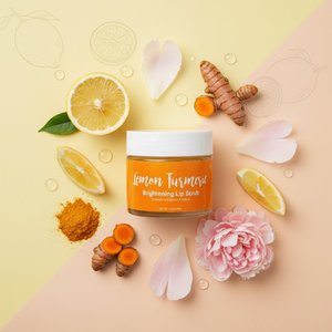 สครับขัดริมฝีปากสีสดใสสำหรับสาวๆ สูตรขมิ้น คุณภาพสูง ขายส่ง ของใหม่ - Product Image 5