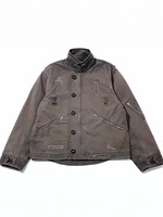 Blouson Bomber Urbain Décontracté ODM en Gros, Isolation Thermique Épaisse, Imperméable, Fermeture Éclair, Motif Gaufré, pour Adolescent