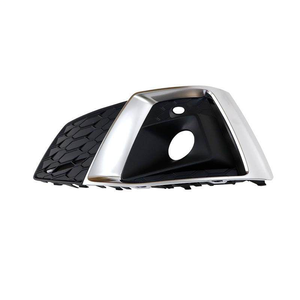 Grille de protection de pare-chocs avant en plastique pour feux antibrouillard, compatible Audi A5 S-Line 2020-2024 B9.5 - Product Image 3