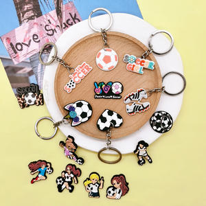 Llavero de Recuerdo de la Copa Mundial 2026, Regalos para Fiestas Temáticas de Fútbol, Llavero 3D Personalizado para Niña - Product Image 1