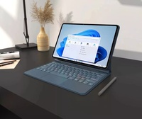 Nouvel ordinateur portable convertible 2-en-1 tendance avec écran tactile IPS, Intel N100, Windows 11, stylet magnétique - pour usage professionnel