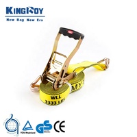 KingRoy 2 pouces cliquet en caoutchouc logo 50mm cliquet tendeur sangles et sangles d'arrimage à cliquet sangles d'arrimage à cliquet