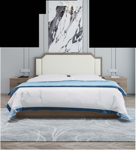 Trung Quốc Nhà sản xuất 5 sao khách sạn giường nữ hoàng kích thước giường khung với đầu giường - Product Image 2