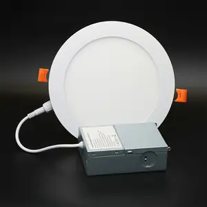 Etl Ultra Slim Potlights 4 6 8 Inch 9W 12W 15W 18W Recessed Dimmable Led Panel Pot Lights With Junction Box Led Down Light