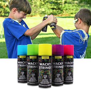 Spray <span class=keywords><strong>de</strong></span> Ficelle Colorée Non Inflammable et Attrayante pour Fêtes, Ficelle Amusante pour Anniversaires et Cérémonies <span class=keywords><strong>de</strong></span> Remise des Diplômes - Product Image 1