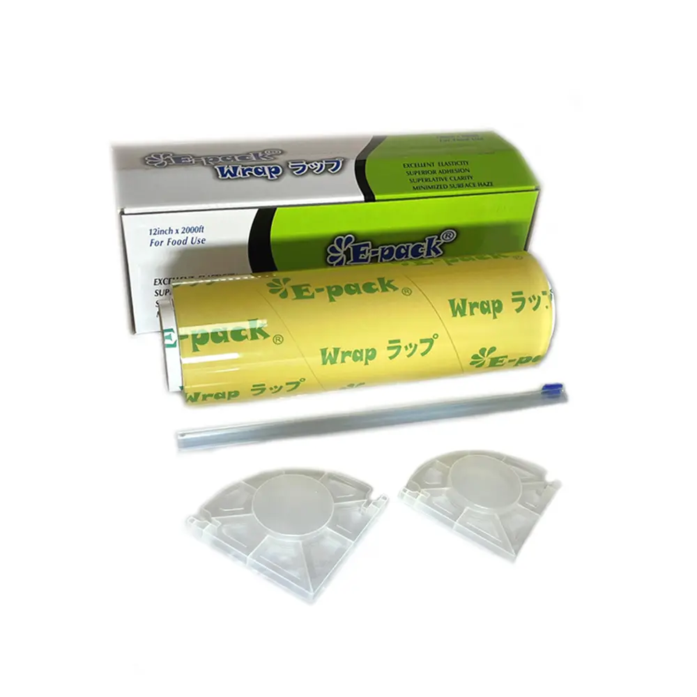 Pellicola di alta qualità per imballaggio buona gloss cibo trasparente Pvc pellicola di plastica avvolgente