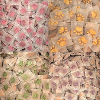 Friandises pour animaux de compagnie : Gâteaux de pattes de chat lyophilisés en vrac, saveurs variées, friandises protéinées pour l'entraînement, aliments sains pour chiens