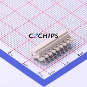 22057085 Wire-to-Board Pin Header Bent Lead Through Hole,P=2.5mm Connector 1x8P 2.5mm Right Angle Insert Mini-SPOX (5264) - Product Image 2