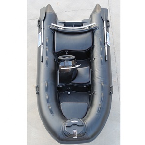 Bateau pneumatique semi-rigide (RIB) à <span class=keywords><strong>coque</strong></span> en fibre de verre de 3,3 m (10,8 pi) haute vitesse pour <span class=keywords><strong>la</strong></span> pêche sportive, avec deux moteurs hors-bord, à vendre - Product Image 6