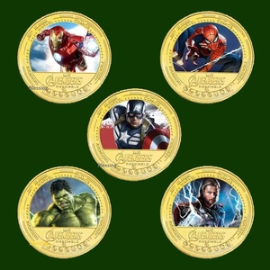 Pièces de monnaie commémoratives en métal <span class=keywords><strong>Super</strong></span> Héros Américains 2026 pour cadeau d'enfant - Product Image 1