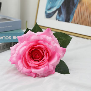 Venta al por Mayor de Fábrica: Cabeza de Rosa Artificial Individual Grande para Arreglos Florales de Boda - Product Image 2
