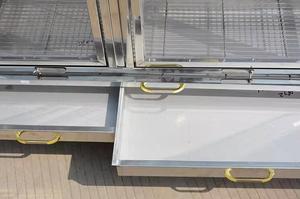 Grande <span class=keywords><strong>cage</strong></span> à oiseaux transparente de luxe en acier inoxydable avec fermeture à bouton pour perroquets, emballée en boîte - Product Image 5