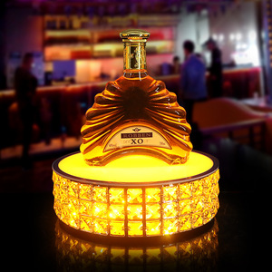 Led Illuminated <b>Wine</b> Stand Round Base For <b>Bars</b> KTV Nightclubs Party Use 8-12 Hours With Lighted Feature - Product Image 1