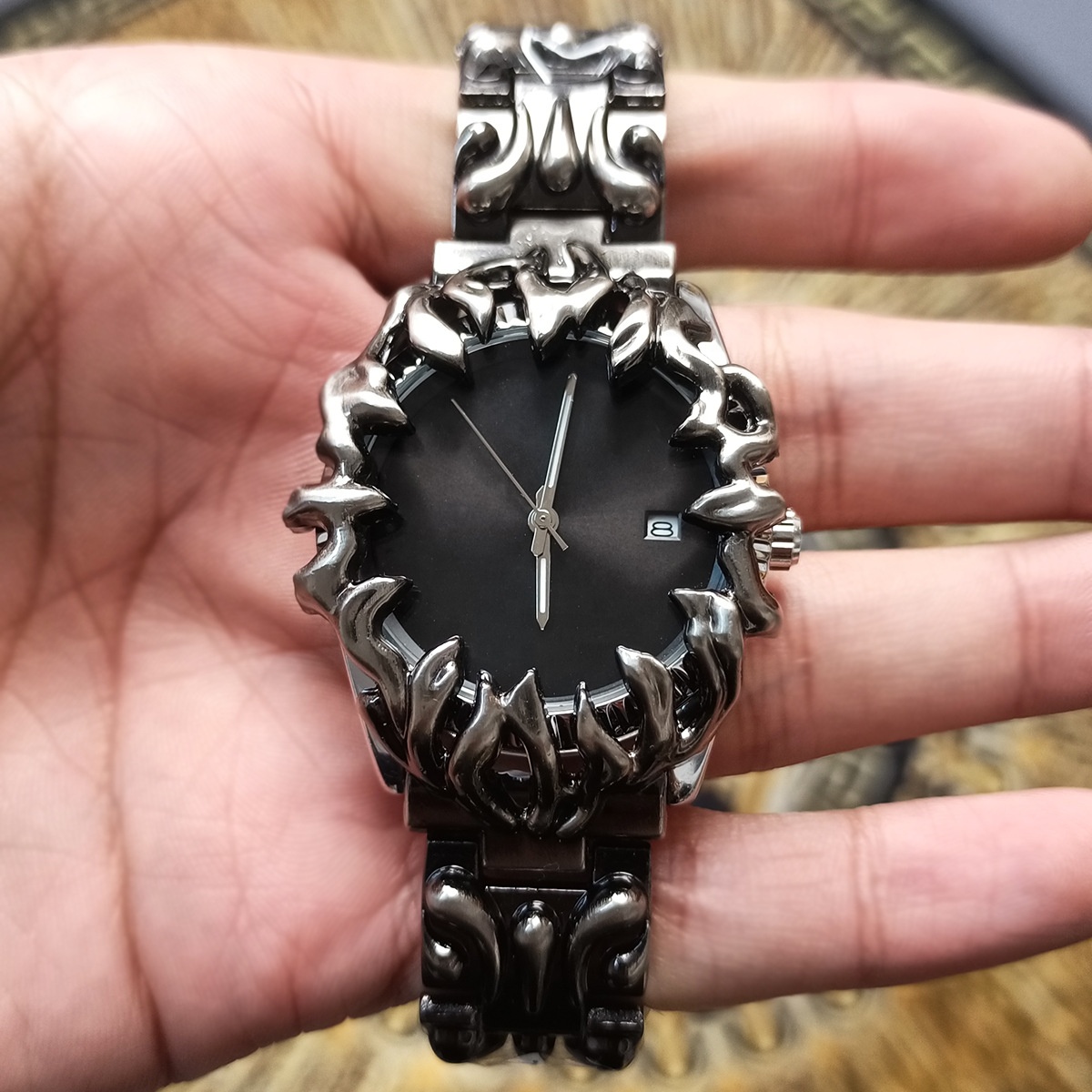 爆売り！ Luxury Shape Claw Twisted Alabaster Y2K Unique Vantage 時計