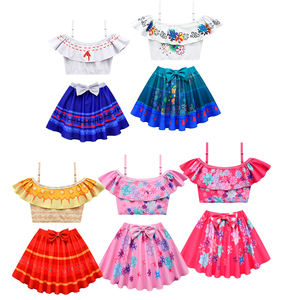 Descuento Moda <span class=keywords><strong>Encanto</strong></span> Estilo Conjunto de dos piezas Niños Bikinis Niñas Traje de baño Ropa de playa Trajes de baño - Product Image 1