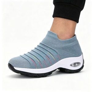 Chaussures de course <span class=keywords><strong>Jazz</strong></span> grande taille en maille avec coussin d'air, baskets de danse tissées, doublure en coton, chaussures de sport décontractées - Product Image 2