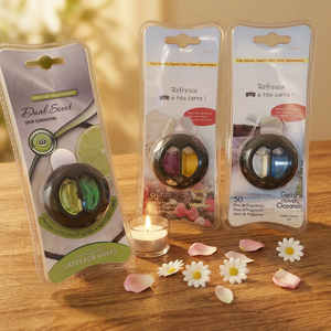 Deux parfums, senteur longue durée, désodorisant liquide pour grille d'aération de <span class=keywords><strong>voiture</strong></span>, évaporation naturelle, choix de <span class=keywords><strong>parfum</strong></span> personnalisable, puissant - Product Image 2