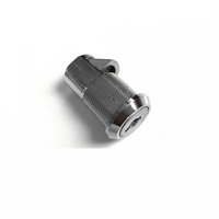 Vente directe d'usine - Accessoires de meubles - Serrure cylindrique en alliage de zinc - Grade 2 ANSI - Zincé - 2 clés