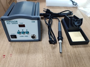Station de soudage KS-200DH 90W avec noyau chauffant en céramique température réglable pour les projets de bricolage de réparation de carte de Circuit imprimé/téléphone - Product Image 2