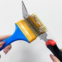 Kit de réparation murale 5 pièces, ensemble de grattoirs en aluminium, spatule à mastic de 6 pouces et truelle à peinture de 3 pouces pour la peinture sur cloisons sèches