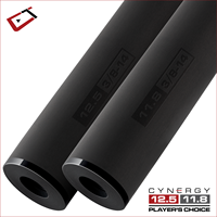 Queue de billard Cuetec GHOST 2 pièces à faible déflection avec fût en fibre de carbone, embout de 11,8 mm ou 12,5 mm pour club de billard