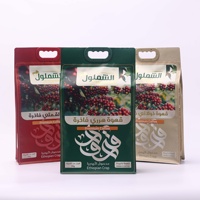 Staande zak met transparant venster, kraftpapier, matte afwerking, hersluitbare ritssluiting, afscheurpunt, voor koffie, noten, snacks, granola verpakking