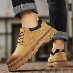Botas de Tobillo de Piel Genuina con Cierre de Cordones, Impermeables, Antideslizantes y con Suela Gruesa para Otoño y Actividades al Aire Libre - Product Image 5
