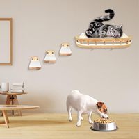 Étagères murales hamac pour chat Étagères pour chat perchoirs pour mur Griffoir pour chat Étagère murale