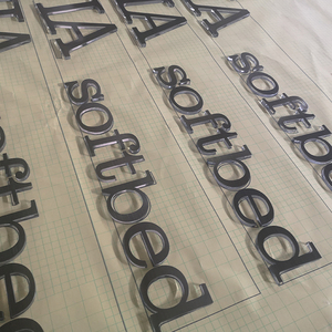 De interior y al aire libre 3D de Pvc de plástico de corte <span class=keywords><strong>por</strong></span> láser <span class=keywords><strong>alfabeto</strong></span> letra signo - Product Image 4