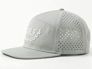หมวกกอล์ฟแบบ Snapback 7 แผงปรับแต่งได้ พร้อมงานปักสุดประณีต ระบายอากาศได้ดีด้วยเทคโนโลยีเลเซอร์ เหมาะสำหรับทั้งชายและหญิง - Product Image 2