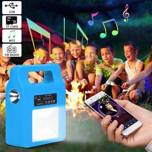 Kit de générateur solaire portable, système d'alimentation d'urgence pour le camping en plein air avec éclairage, radio FM MP3, contrôleur MPPT - Product Image 5