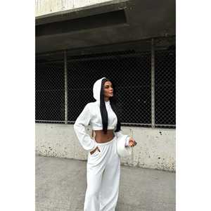 Pantalon de costume blanc pour femme, pantalon de costume blanc élégant - Product Image 4