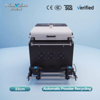 Pengering Penggoyang Otomatis 33cm untuk Daur Ulang Bubuk, untuk Printer DTF A3 Direct to Film