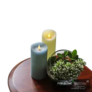 Better Homes & Gardens Flameless LED candle Motion Flame Pillar Candle, 3x5", Ivory