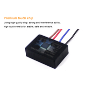 Module de contrôle tactile pour lampe à miroir 110V-220V, variateur de lumière LED, capteur tactile pour ampoules LED et incandescentes