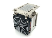 Pendingin CPU 4U, Server 4U dengan dasar tembaga kipas 4pin Pwm dan 6 buah pipa heatpipe tembaga untuk AMD Sp3 EPYC 7742 LGA 4094 pendingin udara CPU