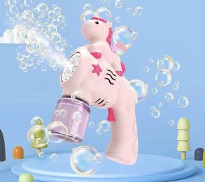 Máquina Automática de Burbujas de Unicornio, Pistola de Burbujas Manual, Juguete de Verano para Niños, Perfecto para Niños y Niñas - Product Image 3